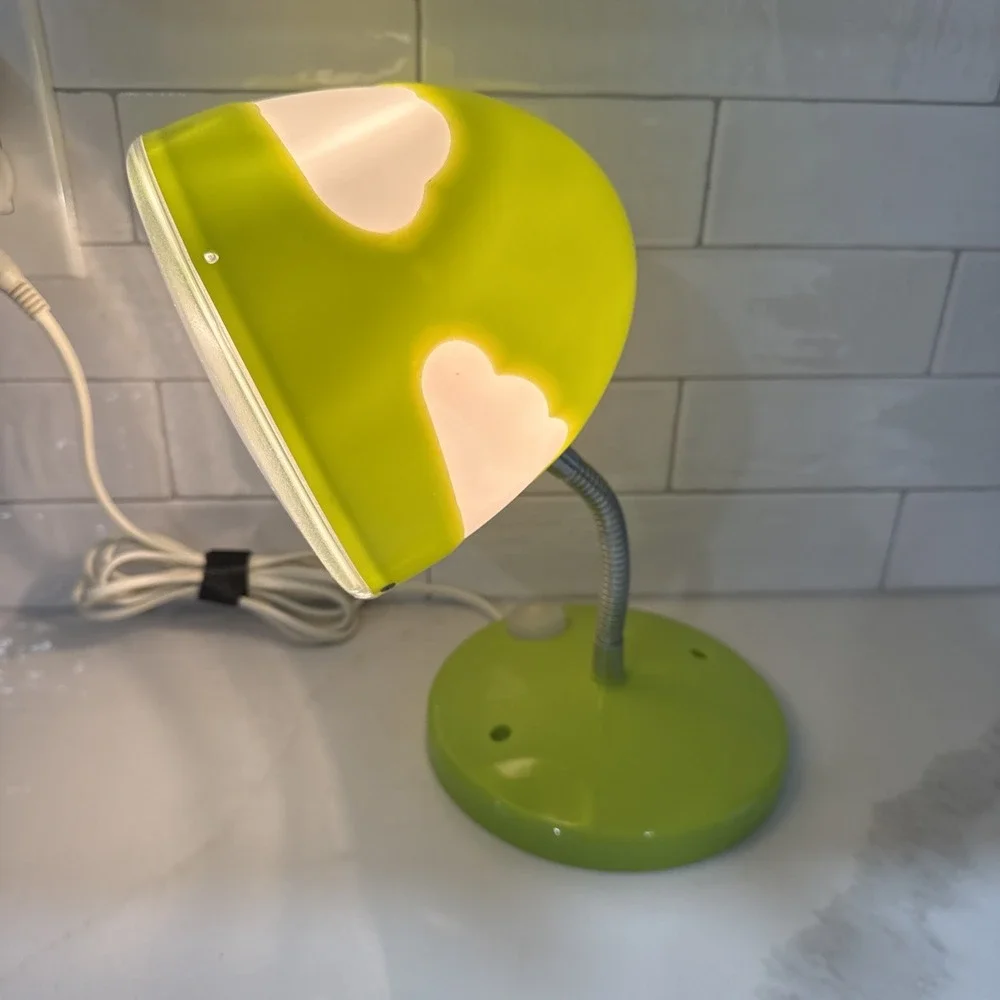 IKEA Skojig 19272 Lime Green Cloud Gooseneck Desk Lamp / Mountable Tested Works